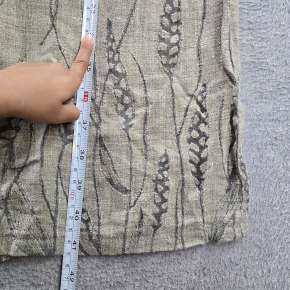 J. Jill Women Dress XS Olive Floral Shift Embroidered Sleeveless - Picture 7 of 9